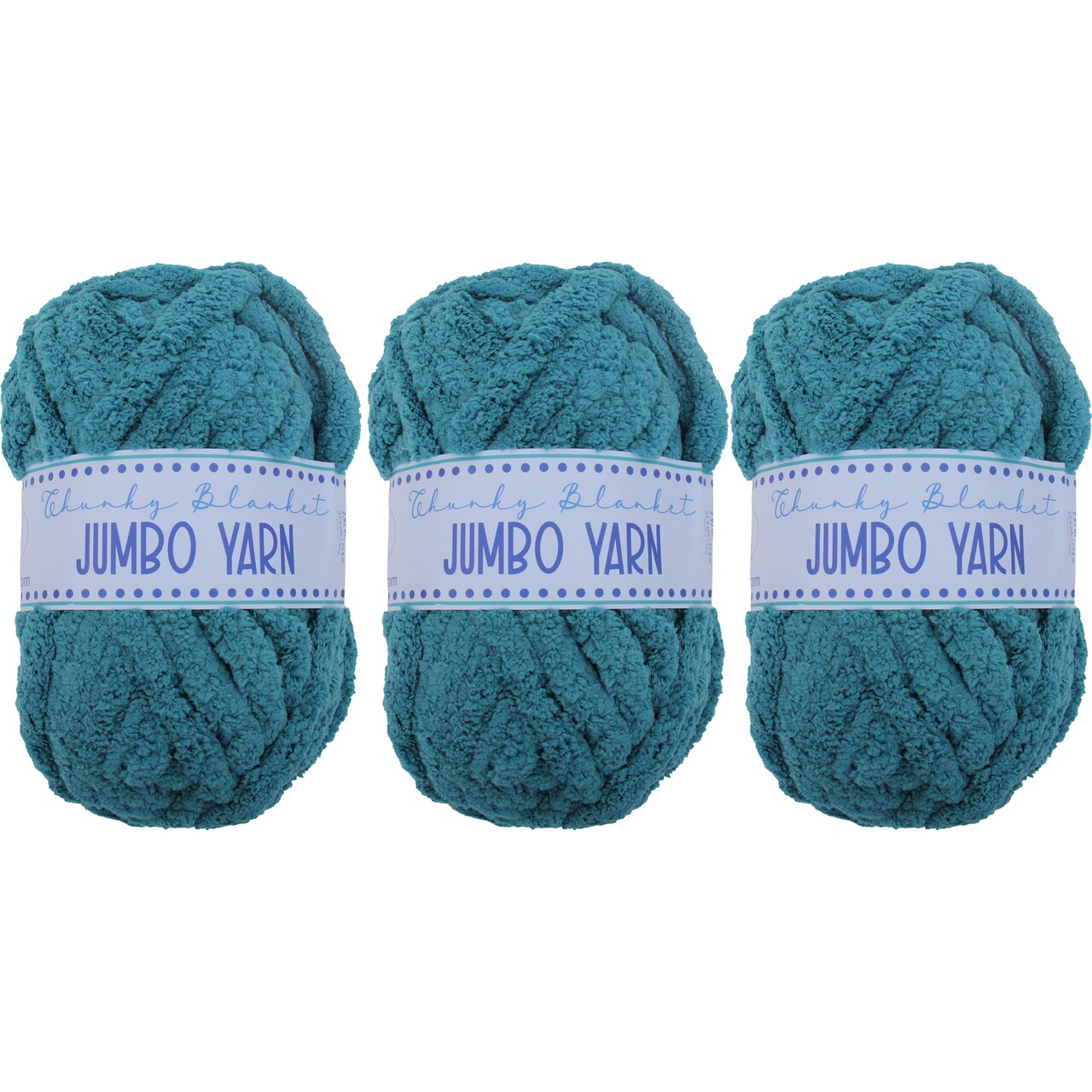 ThreadArt Chunky Chenille Yarn for Hand Knitting – Jumbo Blanket Yarn, Soft Thick Polyester Chenille for Arm Knitting, DIY Throws, Pillows & Pet Beds – 26–27 Yards, 8 oz -Available in Singles, 3 Pack, and 6 Pack